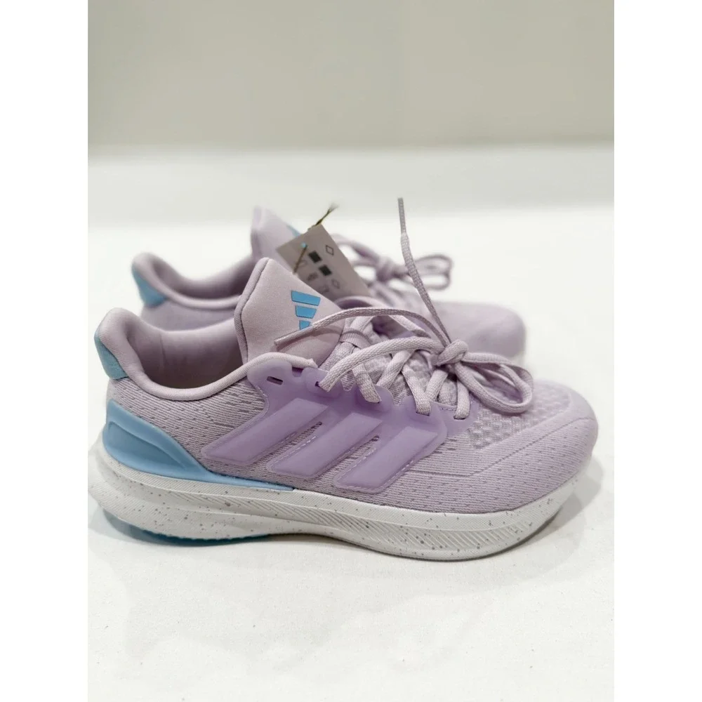 Adidas UltraRun 5 J Running Shoes Kids Size 4 Purple Blue NEW JQ1873 Sneaker